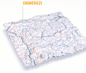 3d view of Shiwengzi