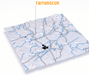 3d view of Taiyangcun