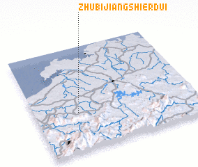 3d view of Zhubijiangshi\