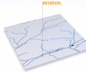 3d view of Bayan-Gol