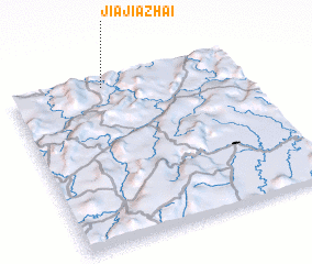 3d view of Jiajiazhai