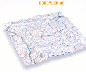 3d view of Dongyuemiao