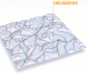 3d view of Sanjiaoping