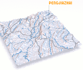 3d view of Pengjiazhai