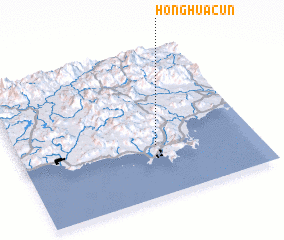 3d view of Honghuacun