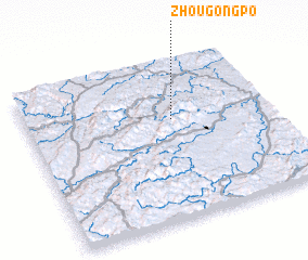 3d view of Zhougongpo