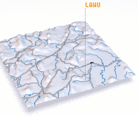 3d view of Lawu