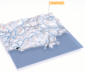 3d view of Shanwei