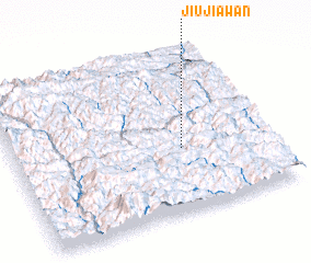 3d view of Jiujiawan