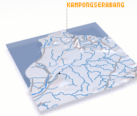 3d view of Kampong Serabang