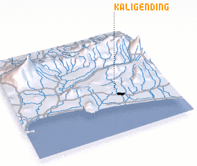 3d view of Kaligending
