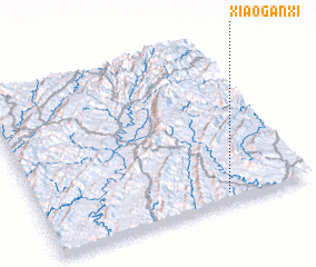 3d view of Xiaoganxi