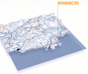 3d view of Houhiacun