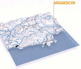 3d view of Dingwencun