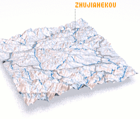 3d view of Zhujiahekou