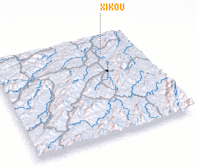 3d view of Xikou