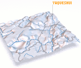 3d view of Yaqueshui