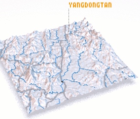 3d view of Yangdongtan
