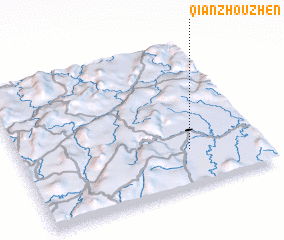 3d view of Qianzhouzhen