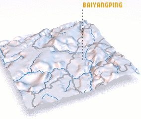 3d view of Baiyangping