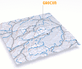 3d view of Gaocun