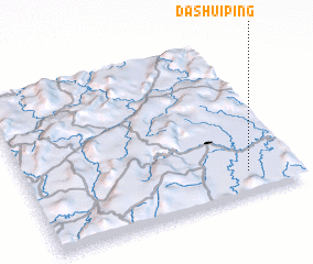 3d view of Dashuiping