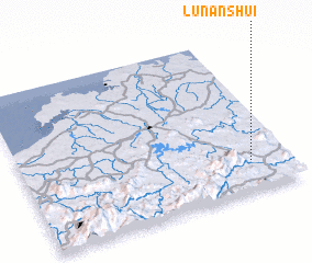 3d view of Lunanshui