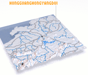 3d view of Hongguanghongyangdui