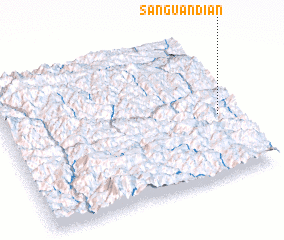 3d view of Sanguandian