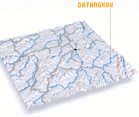 3d view of Datangkou