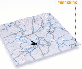 3d view of Zhongping