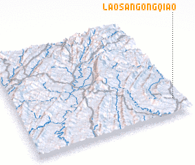 3d view of Laosan\