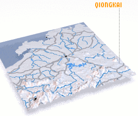 3d view of Qiongkai