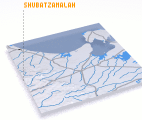 3d view of Shu‘bat Zamālah