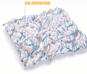 3d view of Valbondione