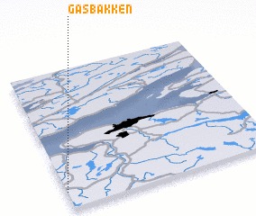 3d view of Gåsbakken