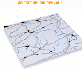 3d view of Weißenbrunn vorm Wald