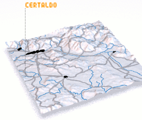 3d view of Certaldo