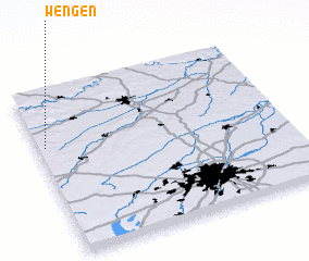 3d view of Wengen