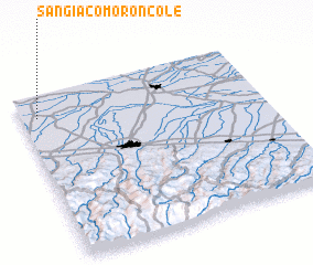 3d view of San Giacomo Roncole