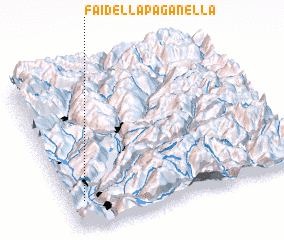 3d view of Fai della Paganella