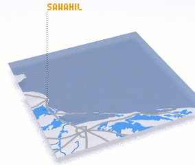 3d view of Sawāḩil