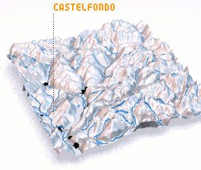 3d view of Castelfondo