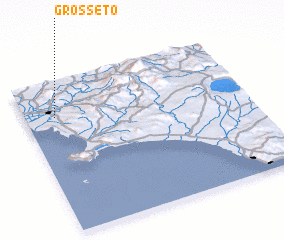 3d view of Grosseto