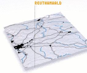 3d view of Reuth am Wald