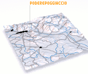 3d view of Podere Poggiaccio