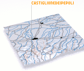 3d view of Castiglione dei Pepoli