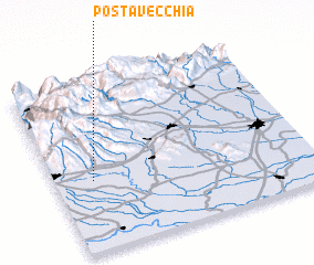 3d view of Posta Vecchia