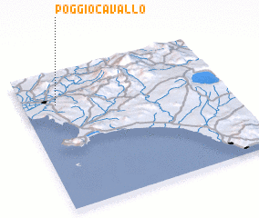 3d view of Poggio Cavallo