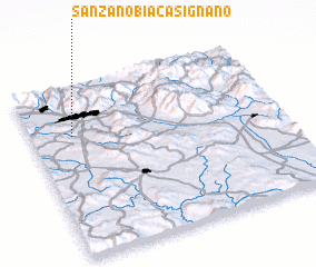 3d view of San Zanobi a Casignano